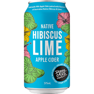 Three Oaks Cider Native Hibiscus Lime (375ml can)